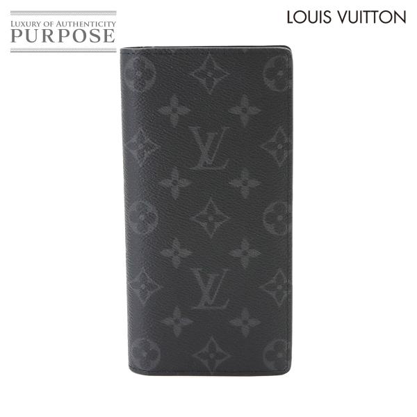 【美品】ルイ・ヴィトン 長財布 モノグラム エクリプス ポルトフォイユ・ブラザ LOUIS VUITTON（ルイ・ヴィトン） 新品同様 ルイ ヴィトン モノグラム