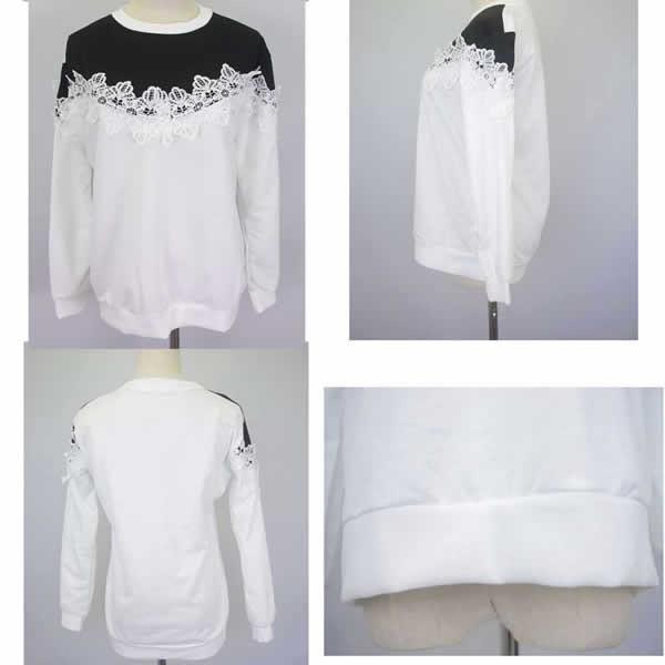 トレーナー トップス レディース 無地 花柄レース ゆったり 大きいサイズ おしゃれ 韓国 安い 長袖 秋 冬 春 白 黒 Buyee Buyee 提供一站式最全面最专业现地yahoo Japan拍卖代bid代拍代购服务 Bot Online