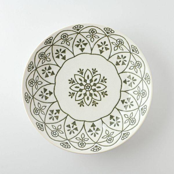 美濃焼 Mmode マルサン近藤 Moroccanモロッカン カレーパスタ(20.5cm) ホワイト　　日本製