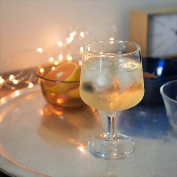 今夜は家飲み ステムの短いワイングラス 220ml イタリア製