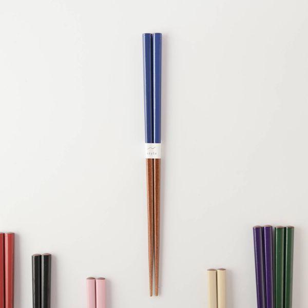 食洗機OKfam. カラフルお箸(22.5cm) 青　　日本製