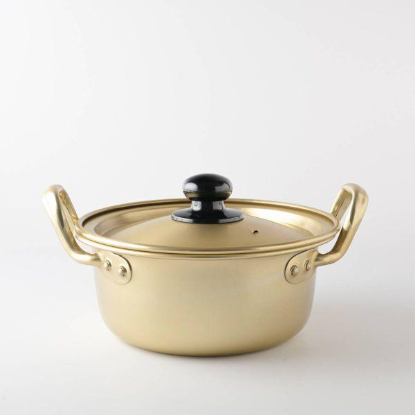 懐かし一人用アルミラーメン鍋 14cm 韓国製 : カフェ食器のプチ