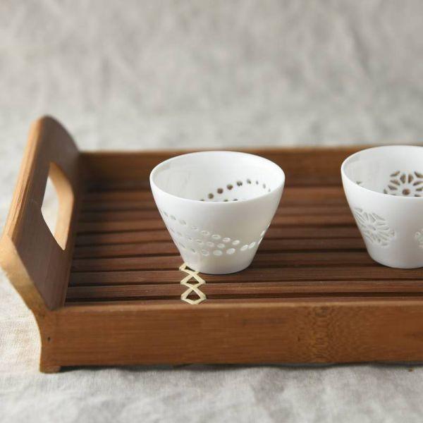 蛍手ほたるで広口珍味入 輪(りん) 中国製 : カフェ食器のプチ