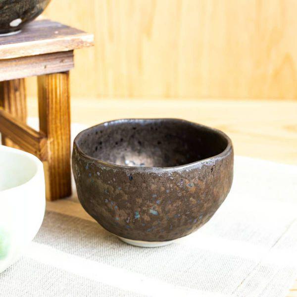 美濃焼 Wabisabi わびさび 黄金釉 ティー碗 250 cc 日本製 : カフェ