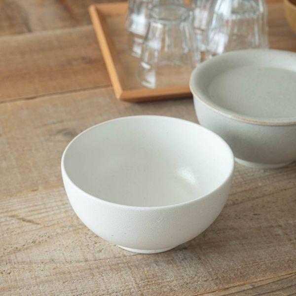 美濃焼 TRIP WARE cafe カフェボウル 160 サンドホワイト　　日本製