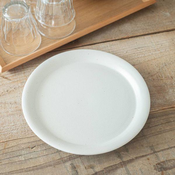 美濃焼 TRIP WARE cafe カフェプレート 240 サンドホワイト 日本製
