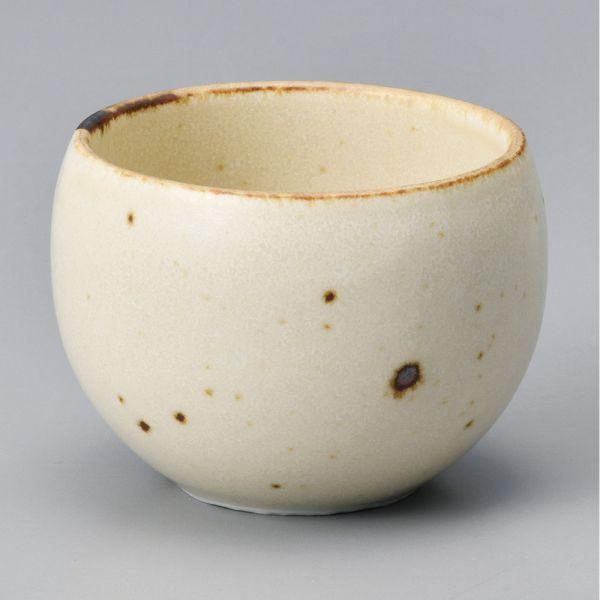 美濃焼 くつろぎ粉引 玉千茶　　日本製