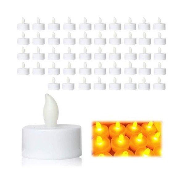 Ledキャンドル 48個 電池付 ledキャンドルライト ティーライト led