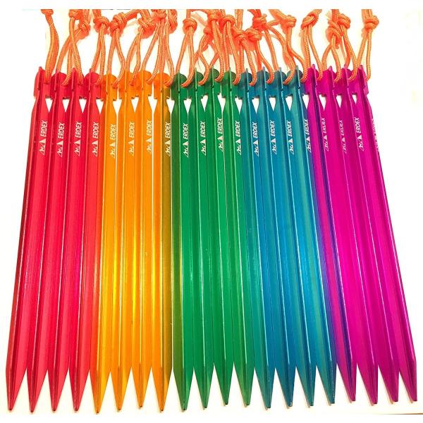 テント ペグ 20本セット 30cm 軽量ジュラルミン製 Y字ペグ : ジーズ