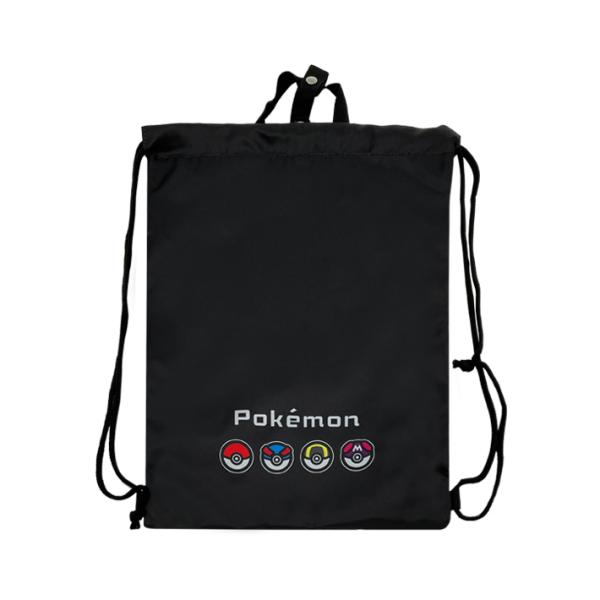 モンスターボールデザインのナップサックです。ランドセルに着けたままランドセルの開閉ができ、ナップの中身も出し入れできる♪持ち運びや机の横に掛けておく際に便利な持ち手付き◎【仕様】本体サイズ：約W345×H460mm材質：ポリエステル体操服袋...