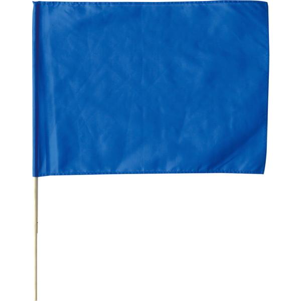 軽量でふりやすく、応援や踊りに最適な大旗！カラー豊富でクラス分けにもピッタリです☆【サイズ】旗：約590×440mm棒：φ9×750mm【材質】ポリエステル※お取り寄せ商品の為、納品に3〜7日程度頂戴する場合がございます。※お使いの画面環境...