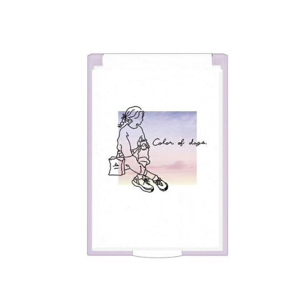 【仕様】サイズ：約H83×W57×D6mm素材：PS・ガラスミラー　手鏡　コンパクトミラー　鏡　かわいい　おしゃれ　シンプル　可愛い※商品写真はサンプルのため、デザイン等若干の差異が生じます。予めご了承ください。※スタッフ採寸の為、サイズが...