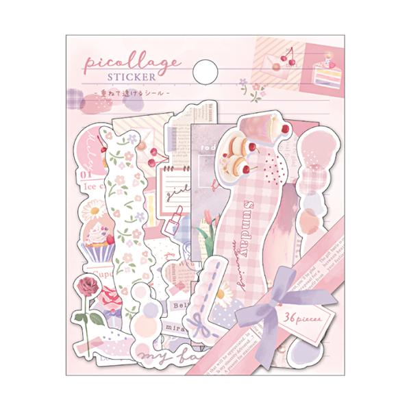 CRUX（クラックス） ピコラージュステッカー ピンク 116403 [M便 1/36