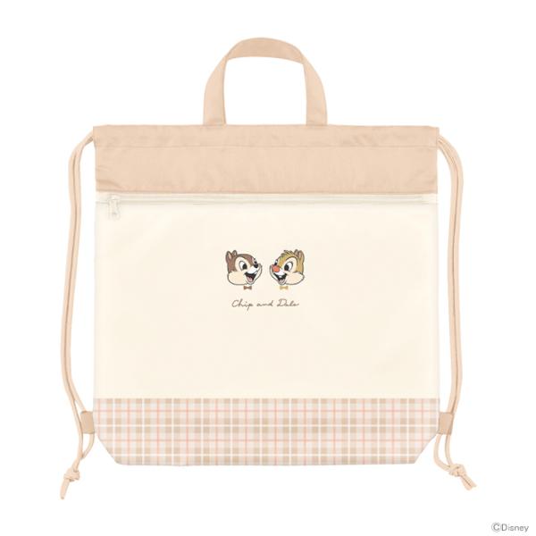 通学や普段使いに便利なナップサック！内側は撥水加工されているので、水泳の授業やプールの習い事にぴったり！持ち手付きなので机に引っ掛けたり、手提げとして使うこともできる♪便利で安心なファスナーポケット付き◎【仕様】本体サイズ：約W430×H4...