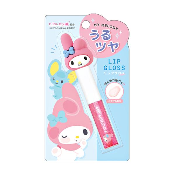 マスコット付きがかわいい！サンリオキャラクターズのリップグロスが登場♪ほんのり色づくリップグロスです。かさつきを防ぎながらうるおいを与えるヒアルロン酸とアーモンド成分配合♪スリムボディなのでペンケースやポーチに入れてもかさばらず便利♪気分を...