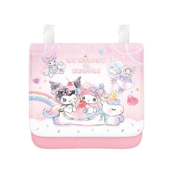 ポケットがないズボンやスカートでもクリップで簡単取り付けできるポシェットポケット！裏面にはティッシュポケットが付いて、ハンカチやマスクなど小物を収納するのに便利♪お出かけに便利なショルダー付き◎【仕様】 本体サイズ：約W130×H120×D...