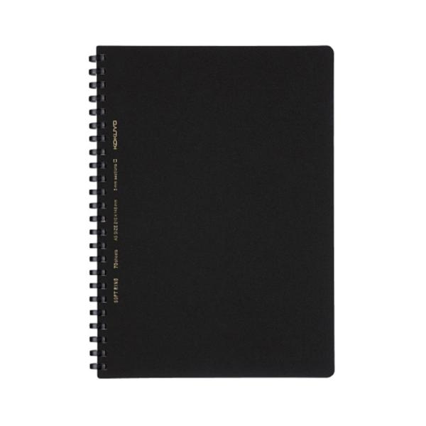 他サイト： コクヨ　 ソフトリングノート　ビジネスタイプ　5mm方眼　A5　ブラック　ス-SV437S5-D　[M便 1/2]の商品画像