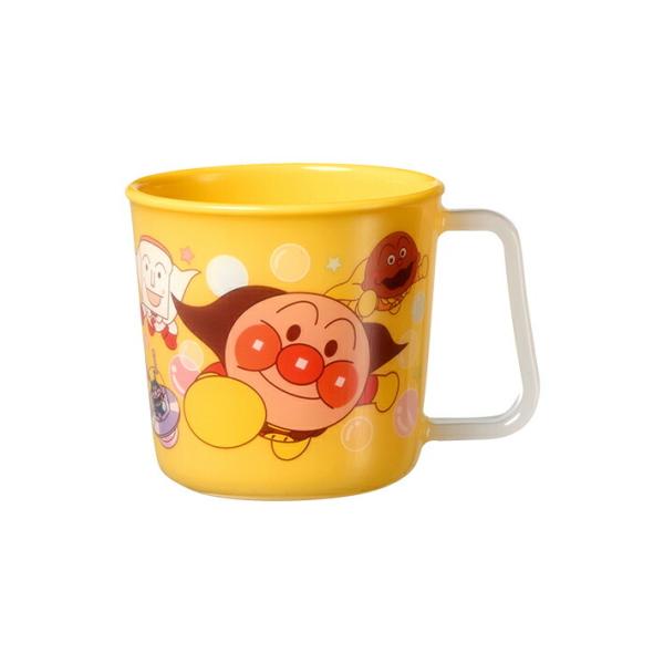 大好きなアンパンマンと仲間たちと、楽しくドリンクタイム！洗っても安心♪絵柄がはがれない2色構造♪小さな手でも持ちやすい◎煮沸消毒・薬液消毒・食洗機・電子レンジ対応◎【仕様】サイズ：W100×D75×H70ｍｍ材質：ポリプロピレン容量：210...