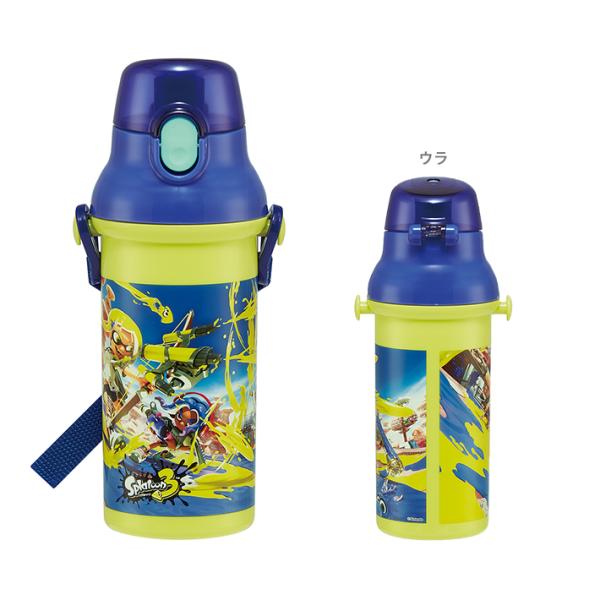 飲みたい時にワンプッシュですぐ飲めるダイレクトタイプのプラスチック水筒。食洗機対応でお手入れラクラクです◎軽くて持ちやすい♪【仕様】サイズ：約W95×H210×D79mm容量：480ml食洗機対応ショルダーベルト付き/名前シール入り日本製※...