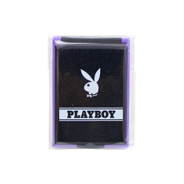 プレイボーイのおしゃれな雑貨が登場！小さなミラーは持ち歩きに便利ですね◎【仕様】本体サイズ：約H83×W55×D5mm日本製鏡　エチケットグッズ　ギフト　プレゼント　おしゃれ　女の子　生活雑貨※商品写真はサンプルのため、デザイン等若干の差異...