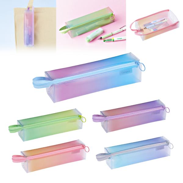 コクヨ　限定 キャンパス　トレーになるクリア ペンケース　ポジティブ&リラックス　5カラー　F-VBF143-L2　[M便 1/1]