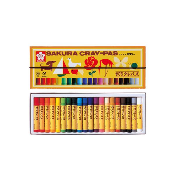 ふとまきで折れにくく、発色も鮮やかです。 絵画制作に欠かせない混色性重要性に優れ、多くの技法が楽しめます。 色の定着性がよく、紙ばかりでなく、塩ビ板、発泡スチロール等にも塗ることができ、 作品の幅が広がります。12色.16色.20色．25色...