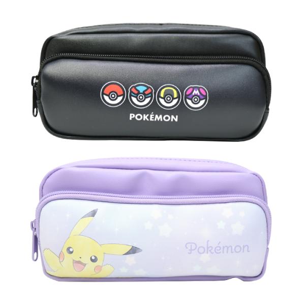 ポケモンミニ　ポーチ　2種 Pokemon ポケモン 2段ポーチ 2柄 [M便 1/1] : おなまえ工房