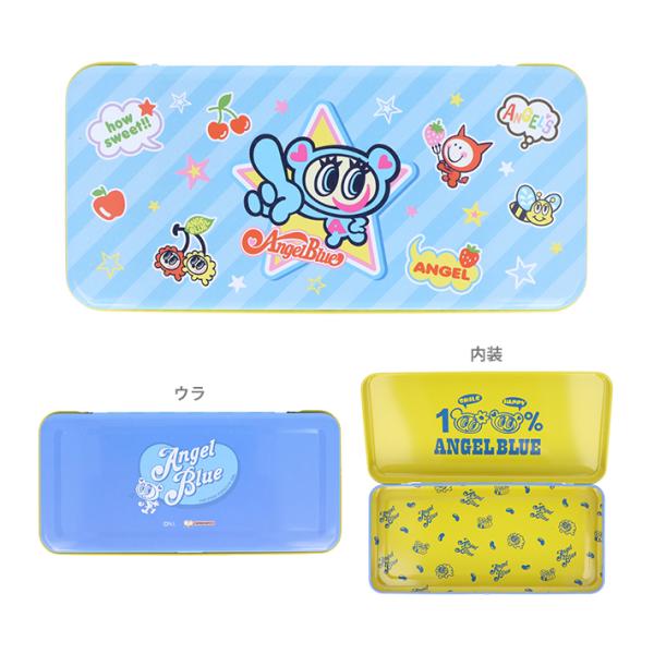 サンスター文具 エンジェルブルー 缶ペンケース 4901770782119 [M便 1