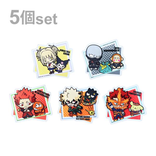 人気アニメ「僕のヒーローアカデミア」と「サンリオキャラクターズ」のコラボグッズが登場！書類を挟んだりしおり代わりにもピッタリなアクリルクリップです♪5個入りで好きなキャラクターを選べるのがうれしい♪【セット内容】・爆豪勝己&amp;バッドば...