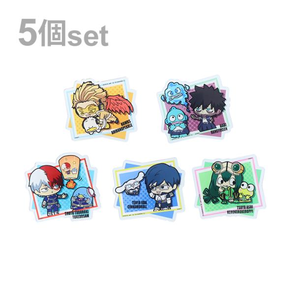 人気アニメ「僕のヒーローアカデミア」と「サンリオキャラクターズ」のコラボグッズが登場！書類を挟んだりしおり代わりにもピッタリなアクリルクリップです♪5個入りで好きなキャラクターを選べるのがうれしい♪【セット内容】・飯田天哉&amp;シナモロ...