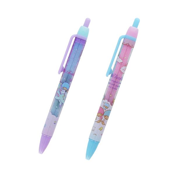 サンスター文具 リトルツインスターズ 油性ボールペン 0.7mm 黒 2