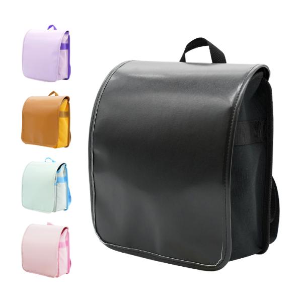 弟さん妹さん向けのかわいいランドセル型リュックです。カブセの素材には本物のランドセルと同じクラリーノを使用◎大きめのポケットで中身も取り出しやすくなっています。マジックテープ仕様で小さなお子様でも開閉が簡単！【カラー】・クロ・ライラック・ラ...