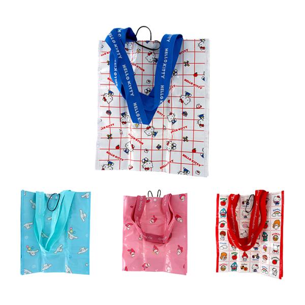 サンスター文具 サンリオキャラクターズ ポリエチレンエコバッグ 4柄