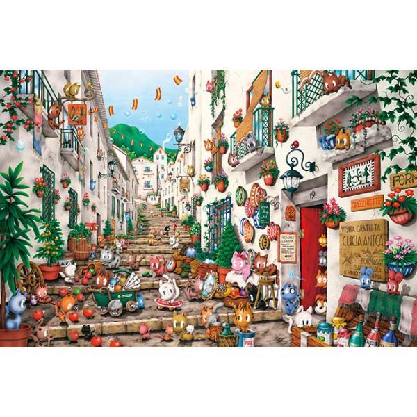 猫奈良町の靴下画廊　芳岡ひでき ジグソーパズル　1000ピース 新品未開封 Yahoo!オークション - 猫奈良町の靴下画廊 芳岡ひでき