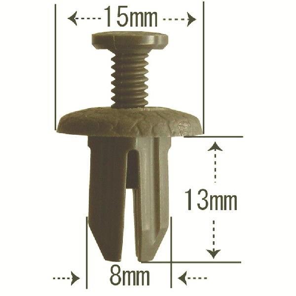 �v�b�V�����x�b�g�E�����N���b�v �i�z���_�p�j 10�� �����ԍ� �i91550-SH3-003(YW)�j NH-707