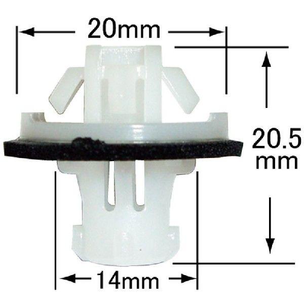 プッシュリベット 内張りクリップ ダイハツ用 10個入 純正番号 663 000 Ndh 033 Proバイダー ヤフー店 通販 Yahoo ショッピング