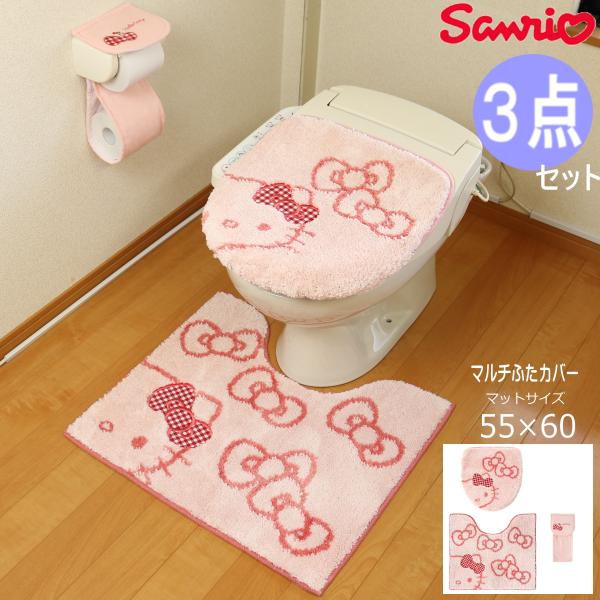 [Release date: September 24, 2025]サンリオの大人気キャラクター「ハローキティ」のかわいいピンクのトイレマット。華やかで愛らしいデザインがトイレ空間を明るく演出します。洗える仕様で清潔を保ちやすく、滑り止め加...