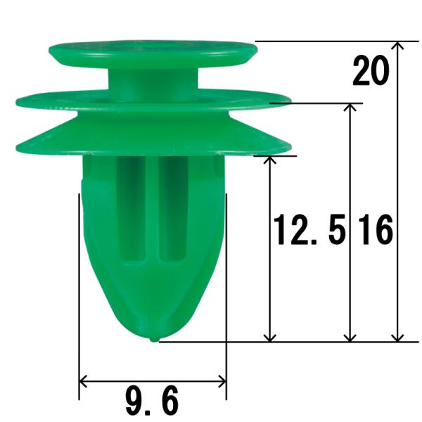 【クリタ】 内張クリップ フェンダーモール リベット マツダ '17.02CX-5 純正番号