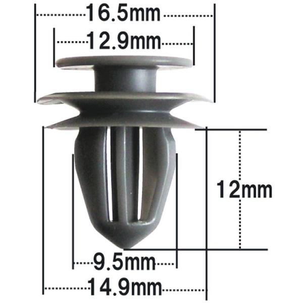 �v�b�V�����x�b�g�E�����N���b�v �i�z���_�p�j 50�� �����ԍ� �i91560-SP0-0030�j NH-635