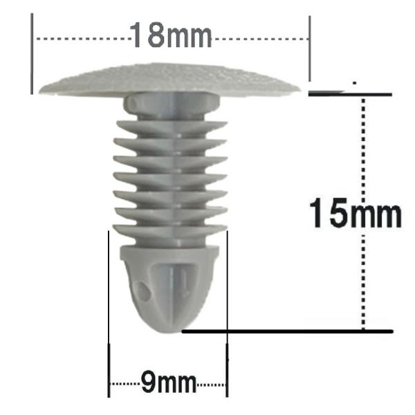 プッシュリベット・内張クリップ （ニッサン用） 50個入 純正番号