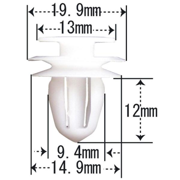 �v�b�V�����x�b�g�E�����N���b�v �i�z���_�p�j 30�� �����ԍ� �i91560-S84-A10-M-1�j NH-699