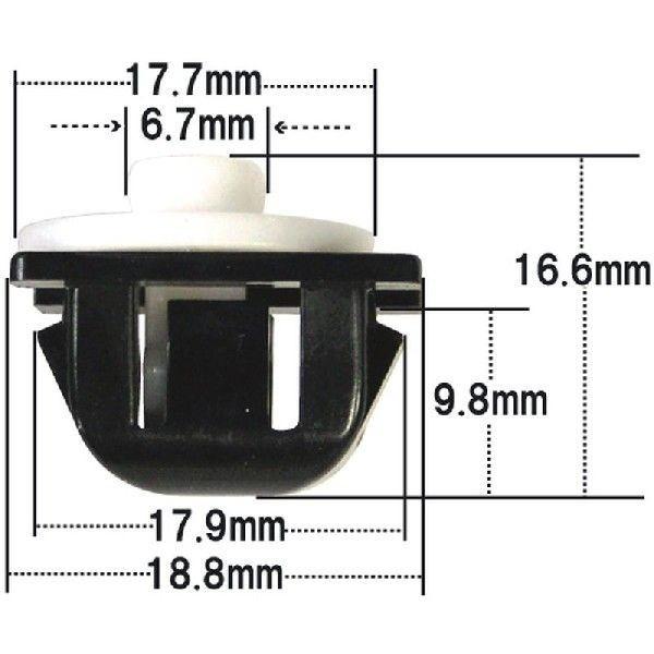 プッシュリベット 内張クリップ スズキ用 30個入 純正番号 50ｆ01 Nsw 006 関西パーツセンター 通販 Yahoo ショッピング
