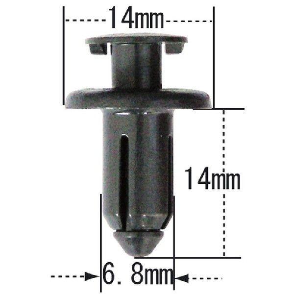 プッシュリベット・内張クリップ （ダイハツ用） 30個入 純正番号
