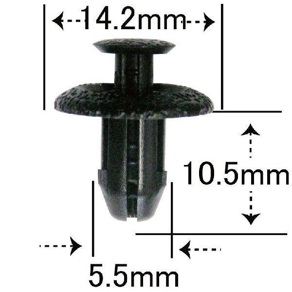 プッシュリベット・内張クリップ （ダイハツ用） 10個入 純正番号