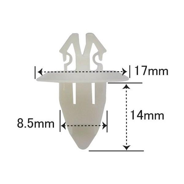 プッシュリベット・内張クリップ （スズキ用） 10個入 純正番号 （09409-09304） CSW-037 NSW-037 ASW03710 送料無料