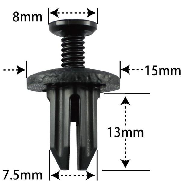 �v�b�V�����x�b�g�E�����N���b�v �i�z���_�p�j 10�� �����ԍ� �i91550-SH3-003ZR�j CH-747 NH-747 NAH-747-10