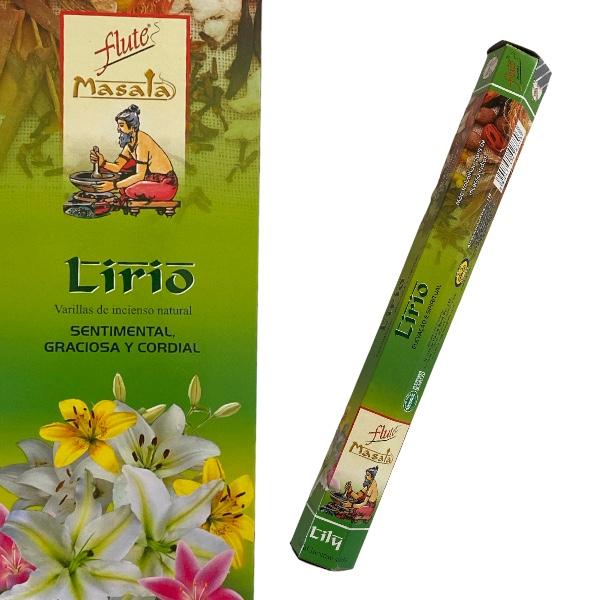 六角香 リリー Lily Flute Masala 約15本 スティック 線香 ヘクサ香 竹