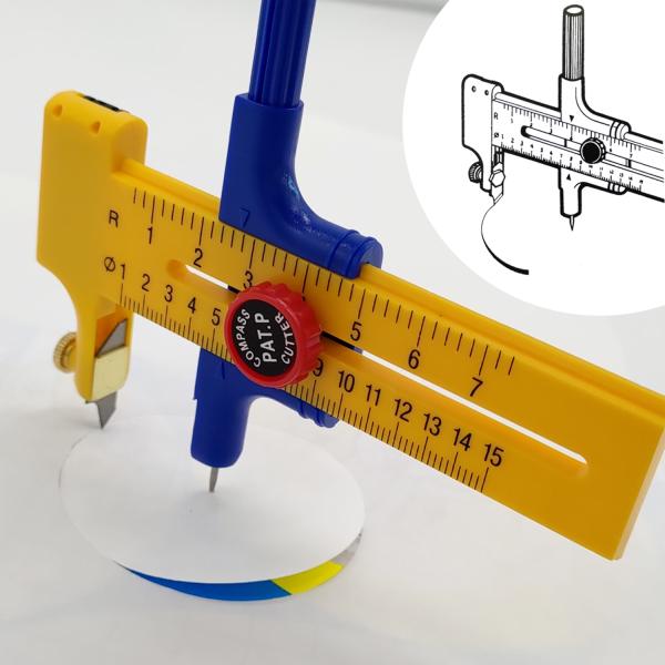 サークルカッター44mmサイズ 44mm プロ仕様 サークル パンチカッター (切り抜きサイズ:φ53.04mm)