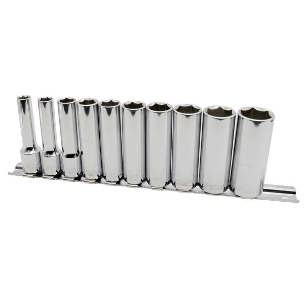 ■ バイク・自動車整備に最適なディープソケットバイクや自動車のメンテナンスに欠かせないディープソケットセット。面接触構造を採用し、固着したボルトやナットもしっかりとグリップして回せます。奥まった箇所の作業にも最適で、整備効率を大幅にアップさ...