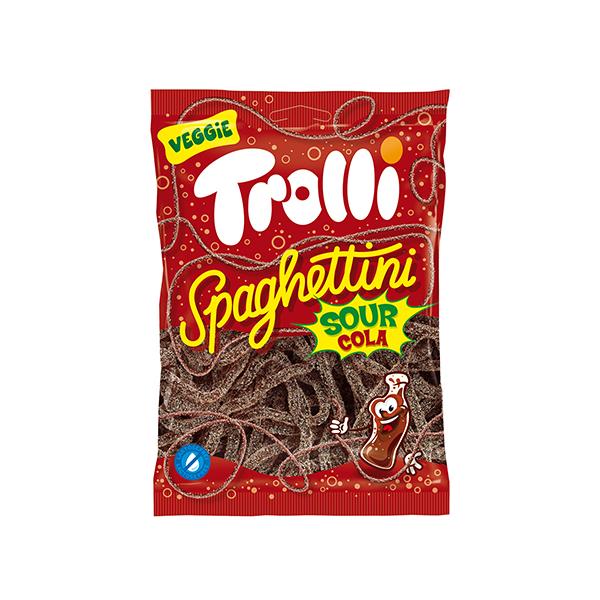 スパゲティのようなグミキャンディ。酸味の効いたアップル味。グミの本場ドイツではスーパーやデパート、駅の売店でも量り売りされている超人気のお菓子です。